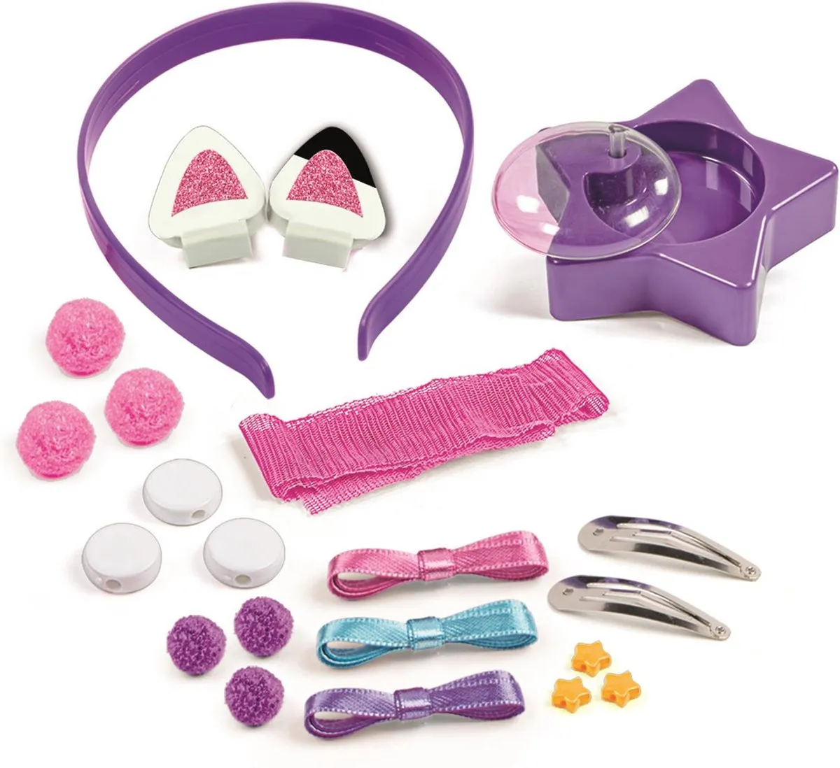 Clementoni Gabby's Dollhouse Creatieve Haaraccessoires Set - Multicolor