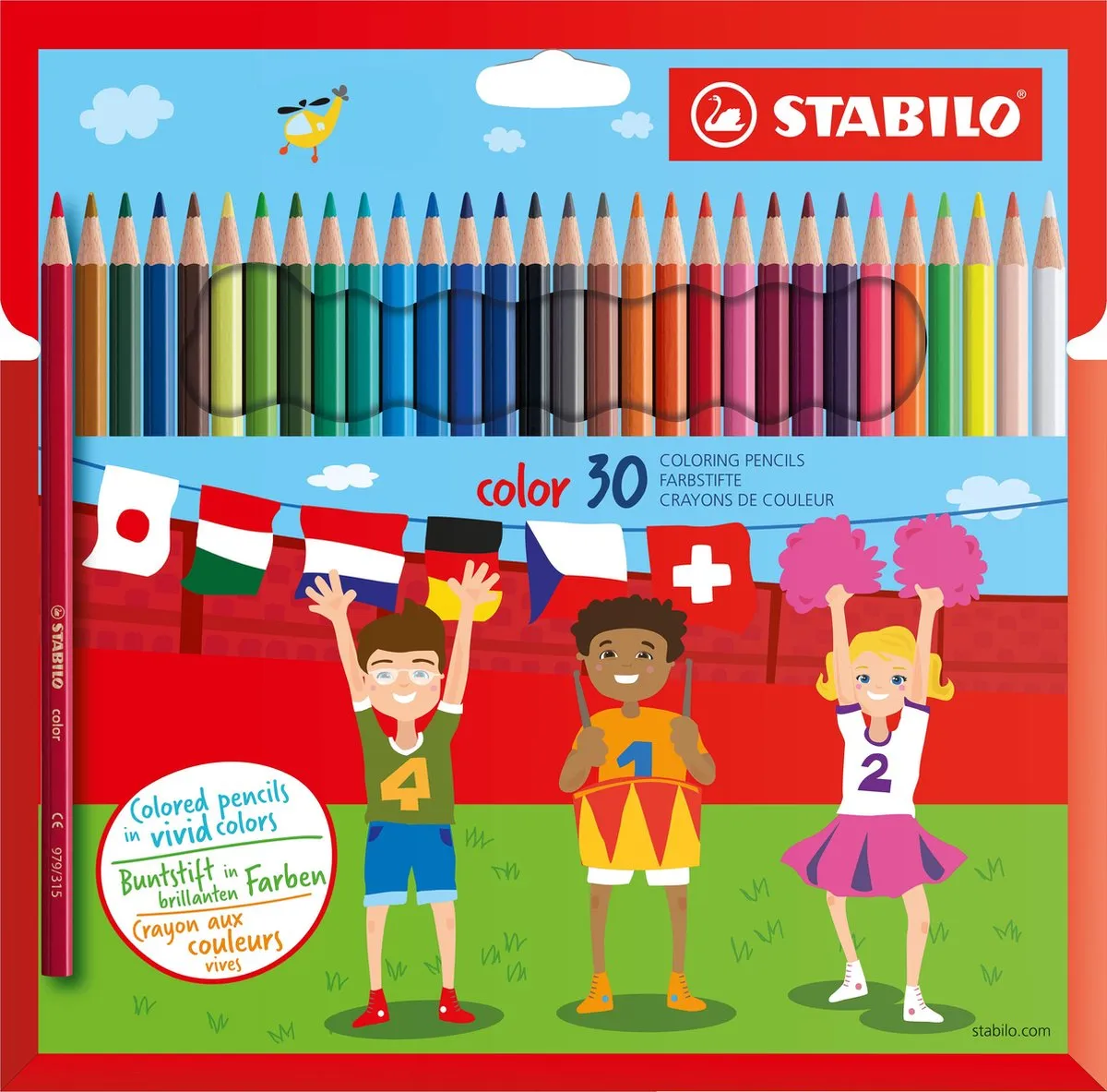 STABILO Color Kleurpotloden 30 Stuks