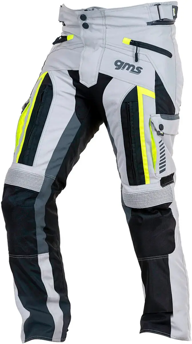 gms Everest Grijs Gele Textiele Motorbroek