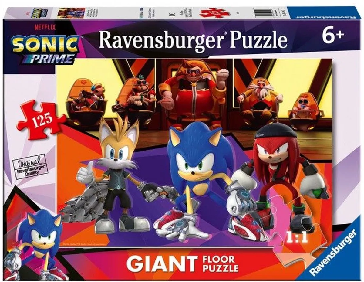 Ravensburger Sonic Prime 24-delig Puzzel - Veelkleurig