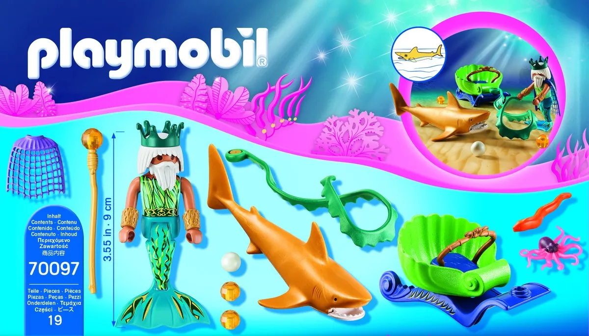 Playmobil Magic Koning der Zeeën 70097 - Multicolor