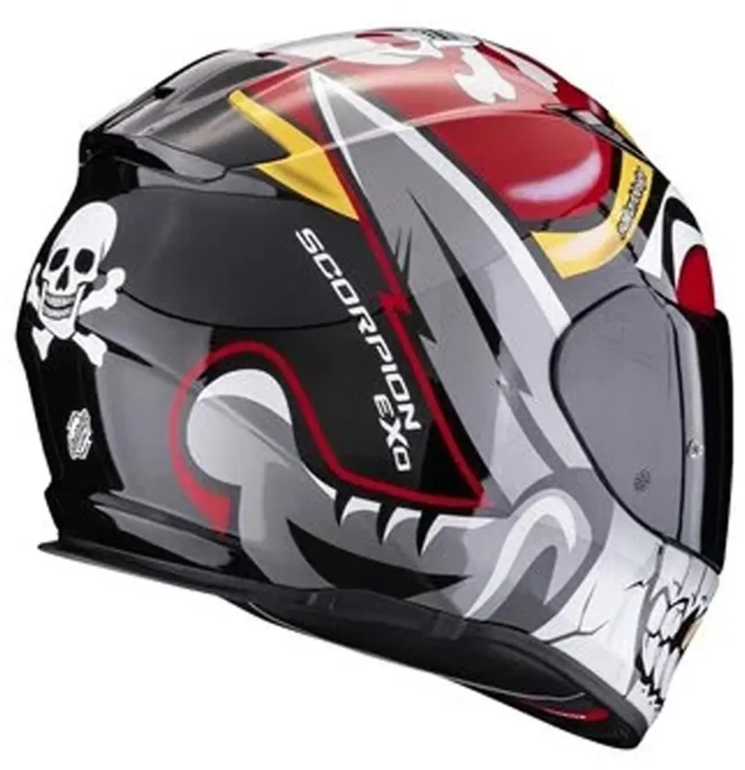 Scorpion EXO-491 Pirate Integraalhelm - Rood