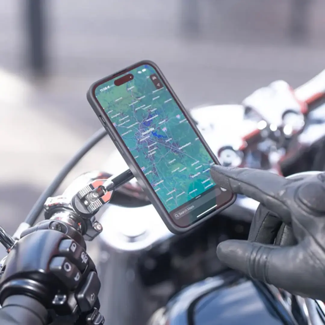 SP Connect Moto Mount 3D 1 1/2" Telefoonhouder - Zilver