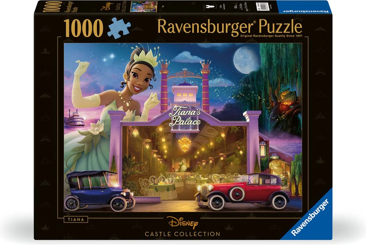 Ravensburger Disney Castles Tiana Puzzel 1000 Stuks - Meerkleurig