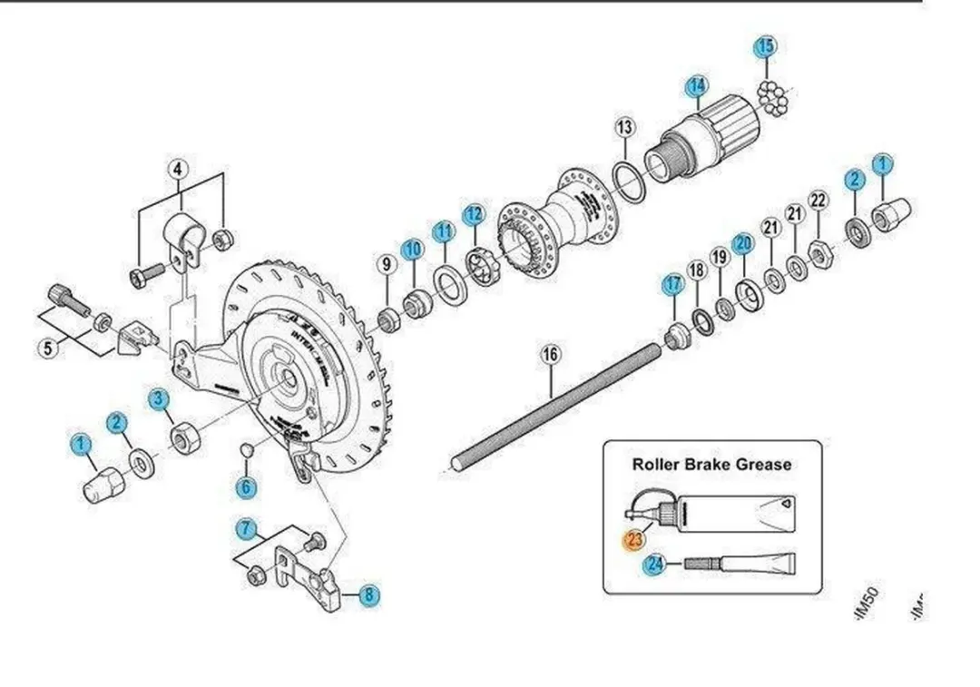 Shimano Rollerbrake Vet 100g - Zwart