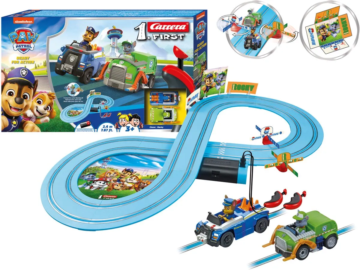 Carrera FIRST Racebaan PAW Patrol Chase vs. Rocky CAR20063059