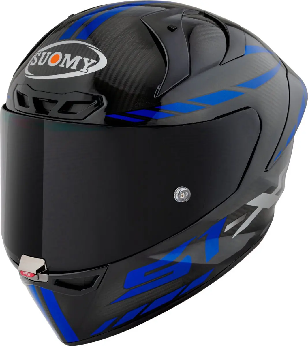 Suomy S1-XR GP Carbon Hypersonic E06 Zwart Blauw Integraalhelm