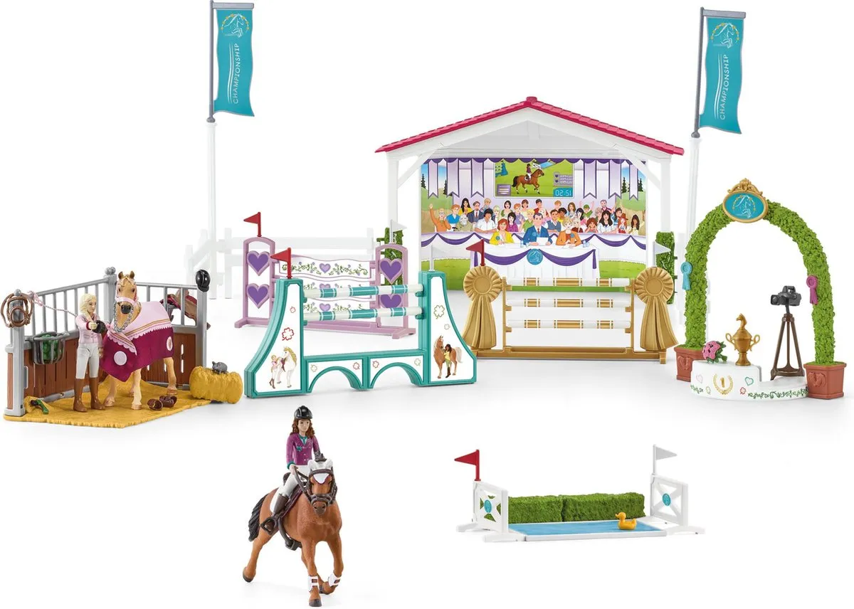 Schleich Horse Club Speelfigurenset 42440 - 26 Stuks - Multikleuren