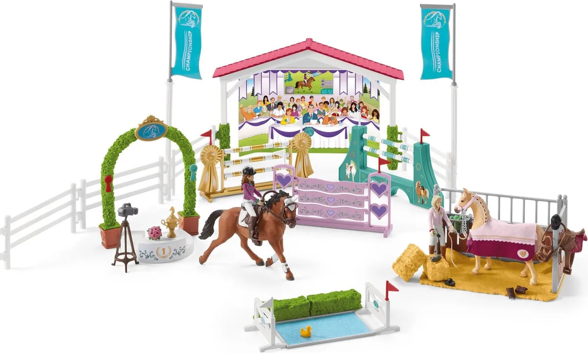 Schleich Horse Club Speelfigurenset 42440 - 26 Stuks - Multikleuren