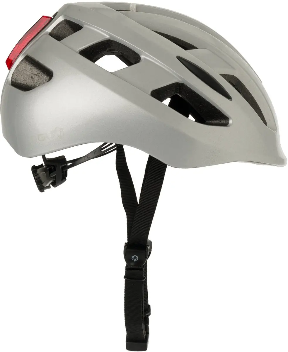 AGU Civick E-bike Helm - LED Achterlicht - 16 Gaten - Grijs