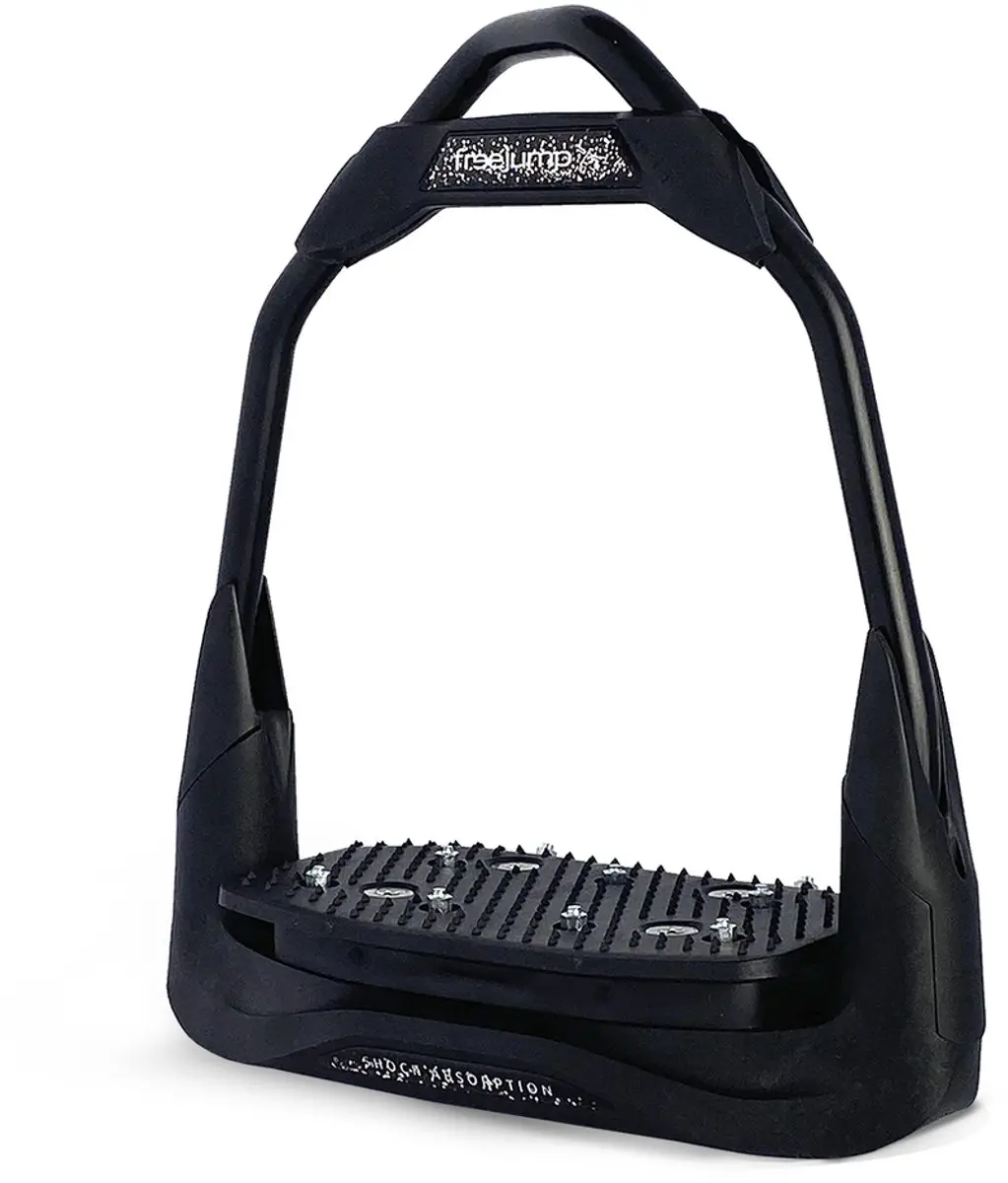FreeJump Air'S Dressuur beugels-Zilver-zwart-Gedraaid oog