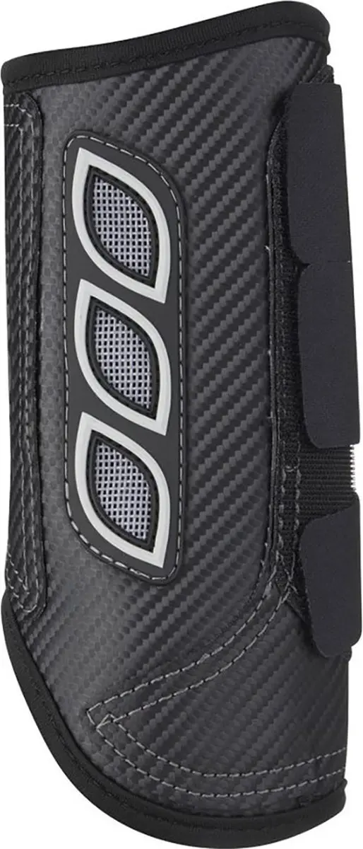 Lemieux Carbon Air XC Beenbeschermers Front - Zwart S