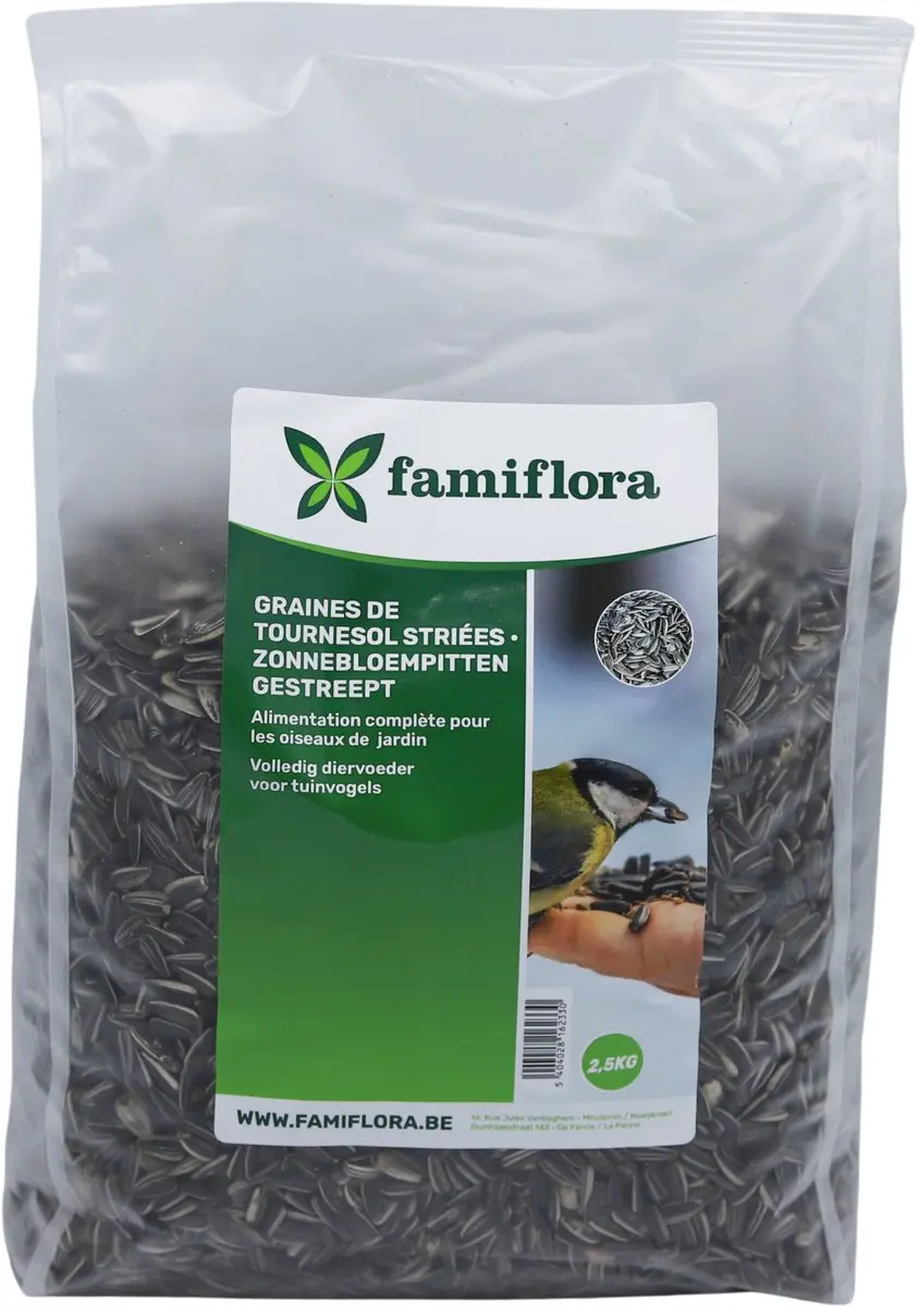 Famiflora Gestreepte Zonnebloempitten