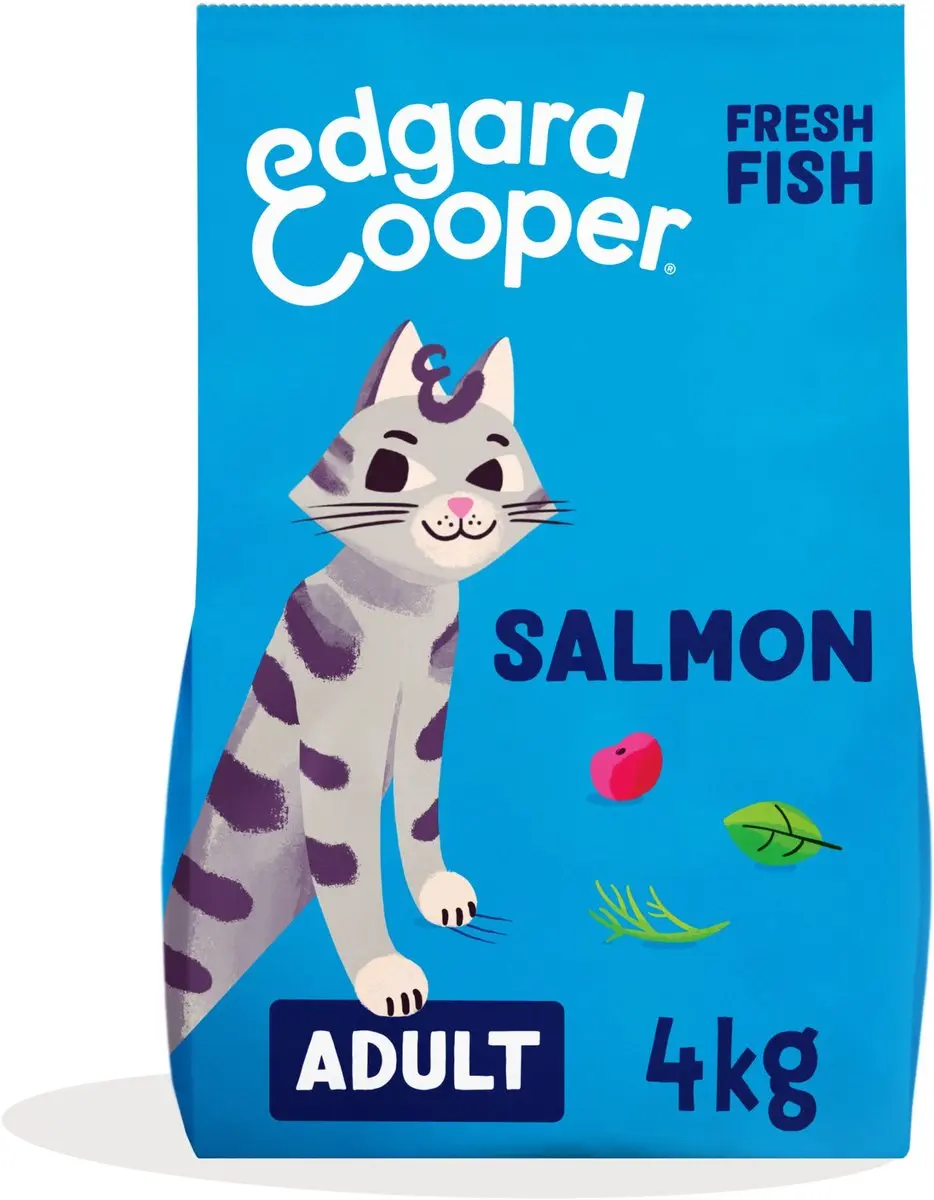 Edgard & Cooper Kattenvoer Brokjes Verse Zalm