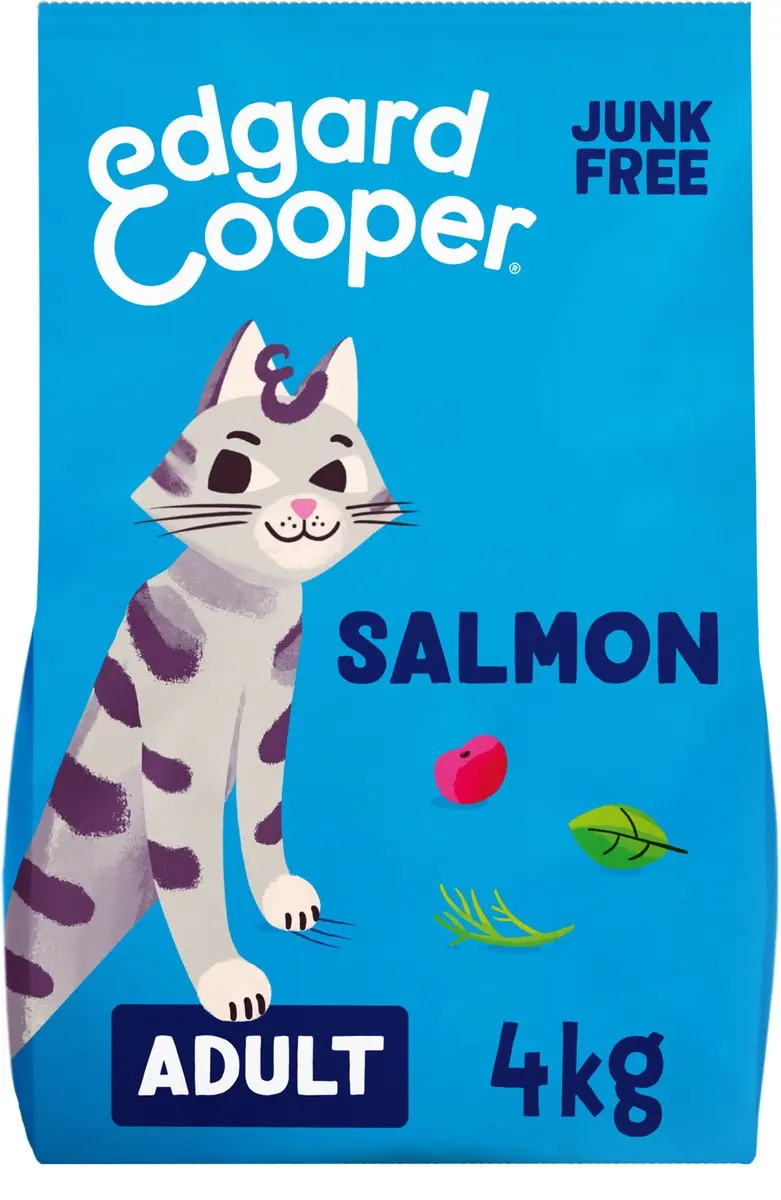 Edgard & Cooper Kattenvoer Brokjes Verse Zalm - 4kg