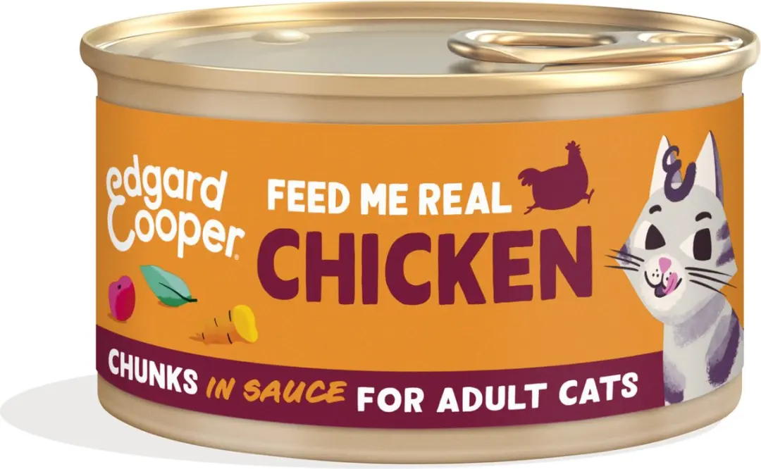 Edgard & Cooper Kattenvoer Chunks Kip 85g