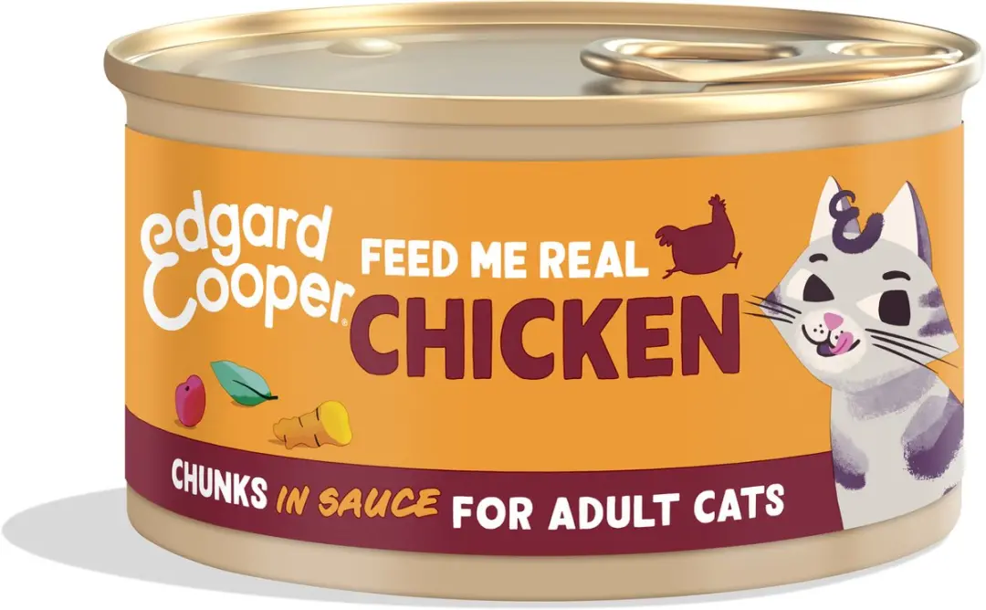 Edgard & Cooper Kattenvoer Chunks Kip 85g