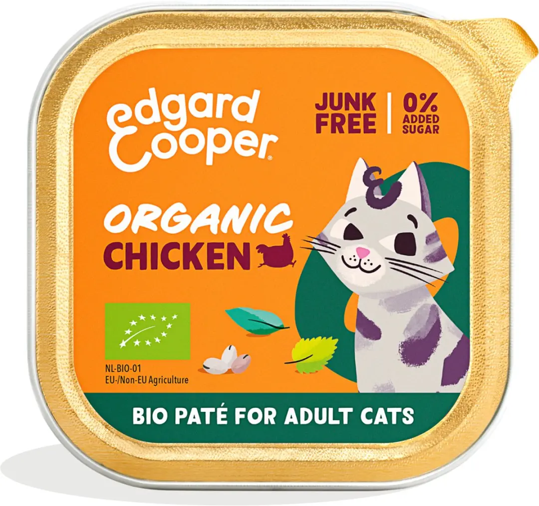 Edgard & Cooper Gesteriliseerde Kattenpaté 16x85g Kip