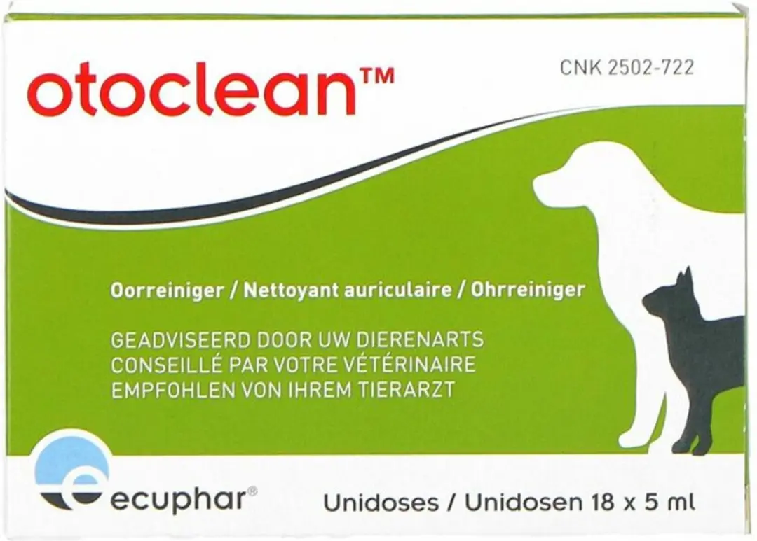 Otoclean Oorreiniger Hond & Kat 90ml - 18x5ml - afbeelding 4 van 6