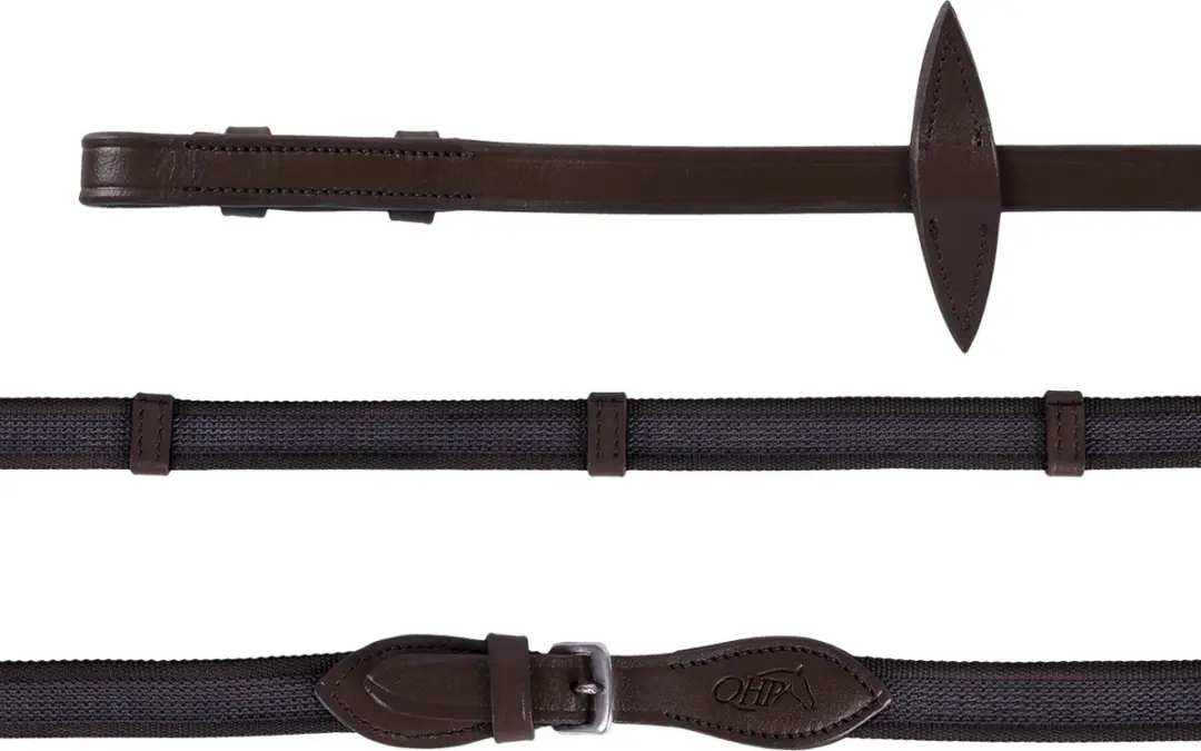 QHP Teugel Anti-slip Full - Zwart