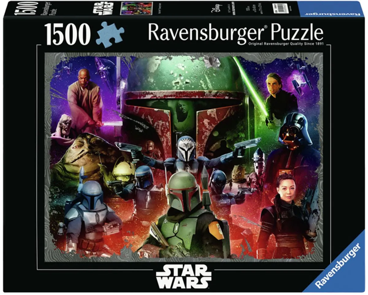 Ravensburger Boba Fett Puzzel 1500 Stuks - Multicolor