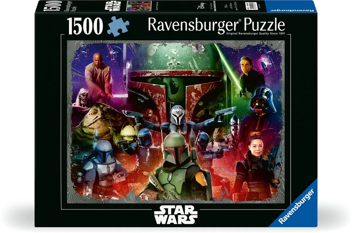 Ravensburger Boba Fett Puzzel 1500 Stuks - Multicolor