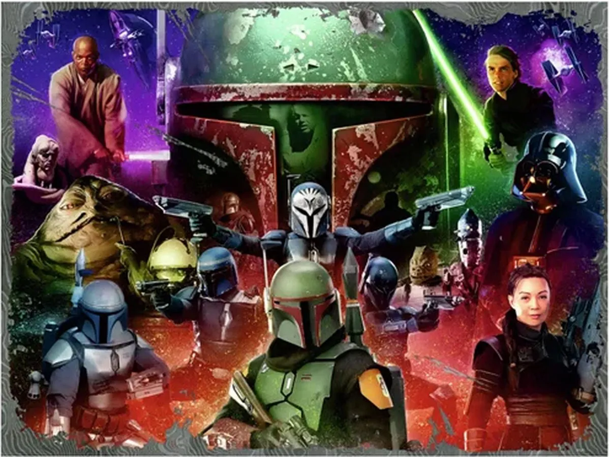 Ravensburger Boba Fett Puzzel 1500 Stuks - Multicolor