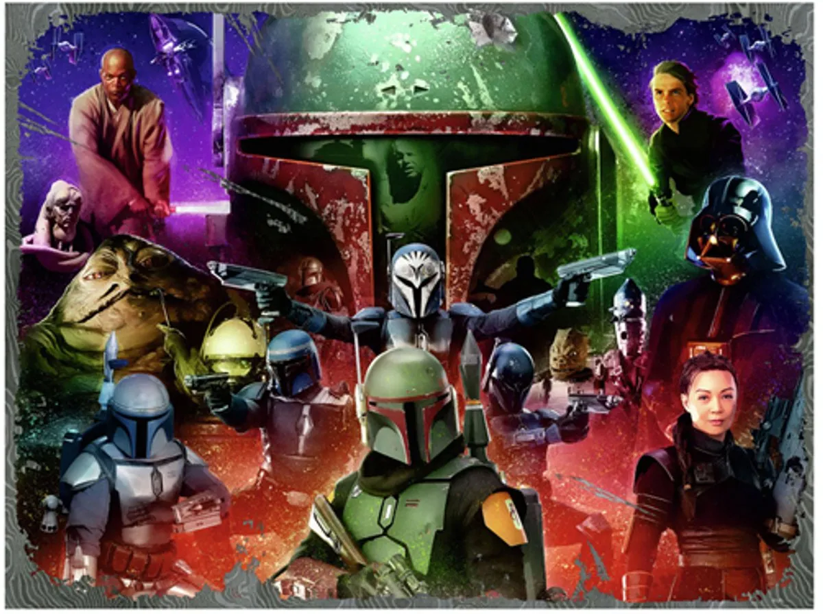 Ravensburger Boba Fett Puzzel 1500 Stuks - Multicolor