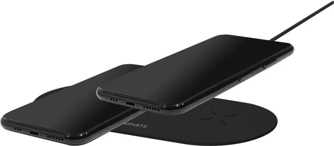 Mobiparts MP-108-27 Dual Fast Wireless Charging Pad - 10W - Zwart - afbeelding 6 van 6