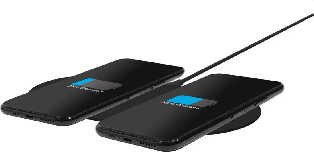 Mobiparts MP-108-27 Dual Fast Wireless Charging Pad - 10W - Zwart - afbeelding 2 van 6