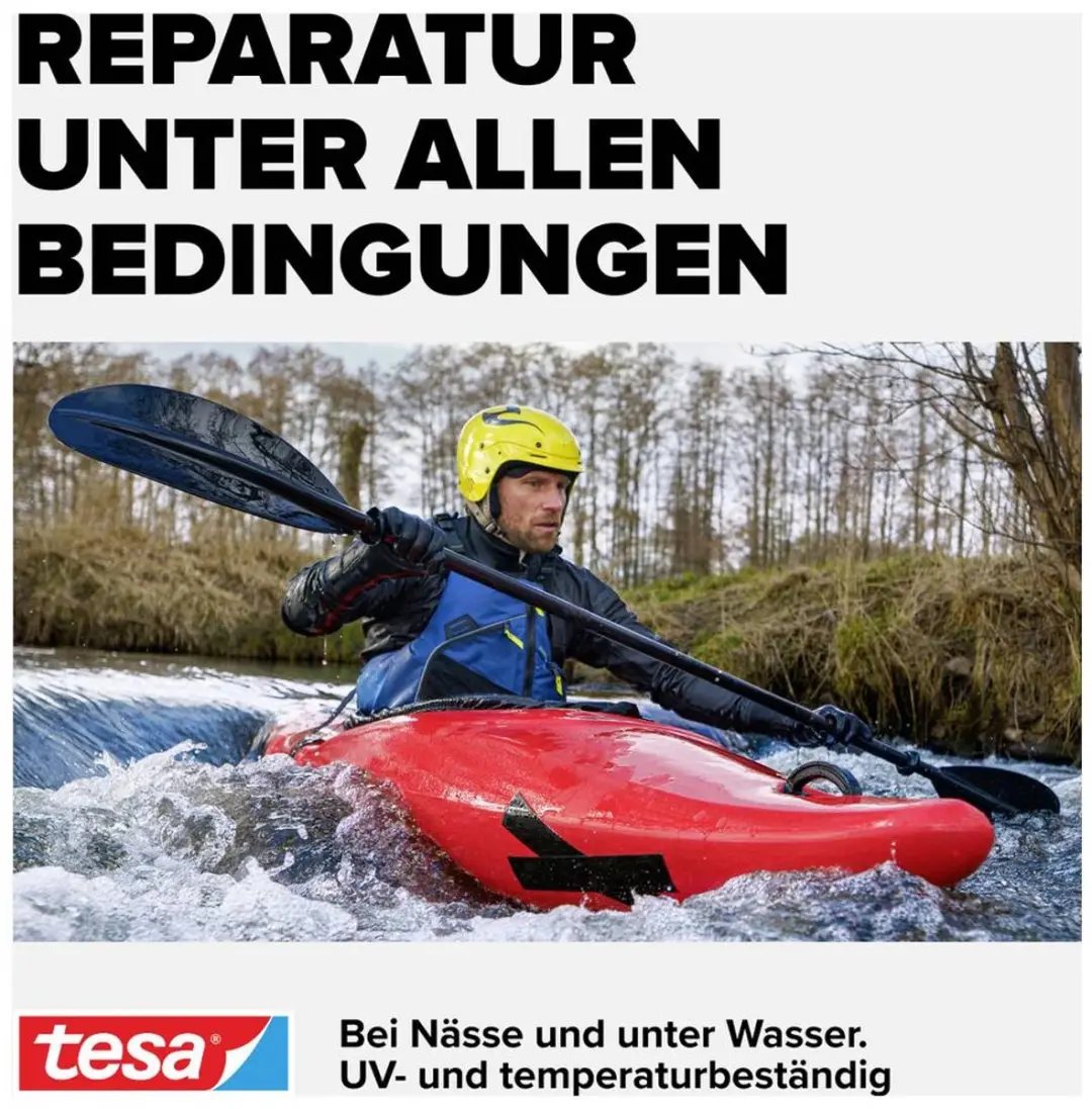 Tesa Ultra Power Transparante Reparatietape 1.50x50mm - 1 Stuk