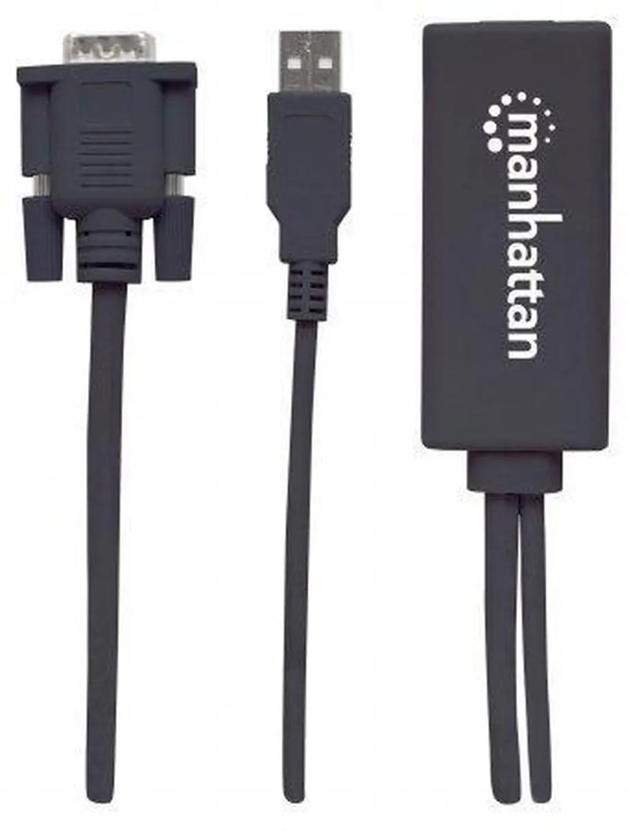 Manhattan VGA USB naar HDMI Converter 152426 - Zwart - afbeelding 5 van 6