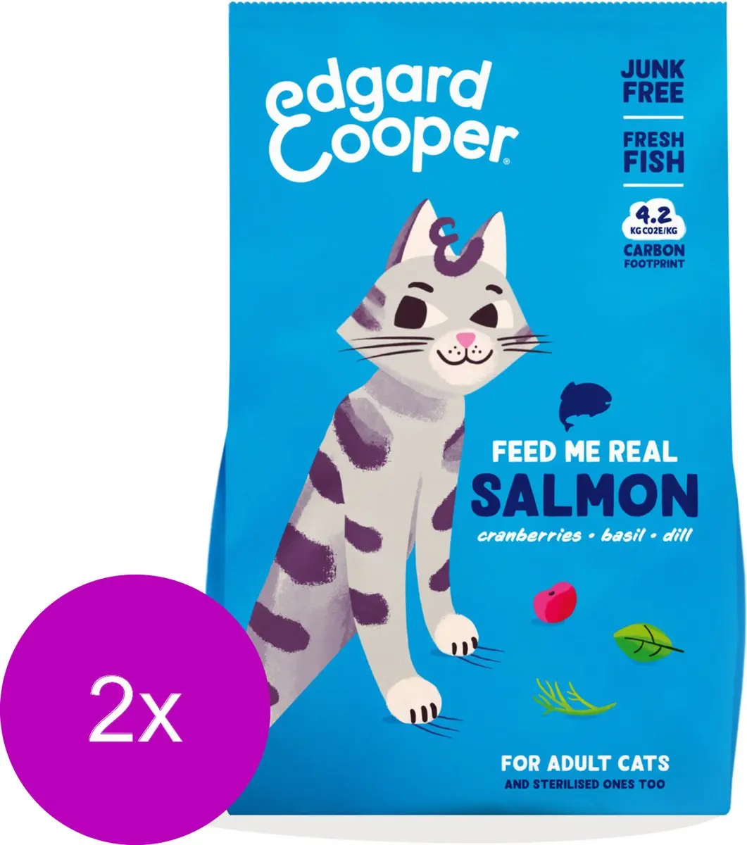 Edgard & Cooper Adult Zalm Kattenvoer