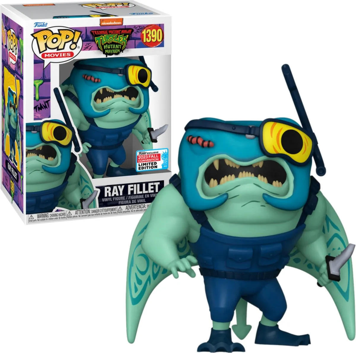 Funko POP! Ray Fillet TMNT Mutant Mayhem 1390