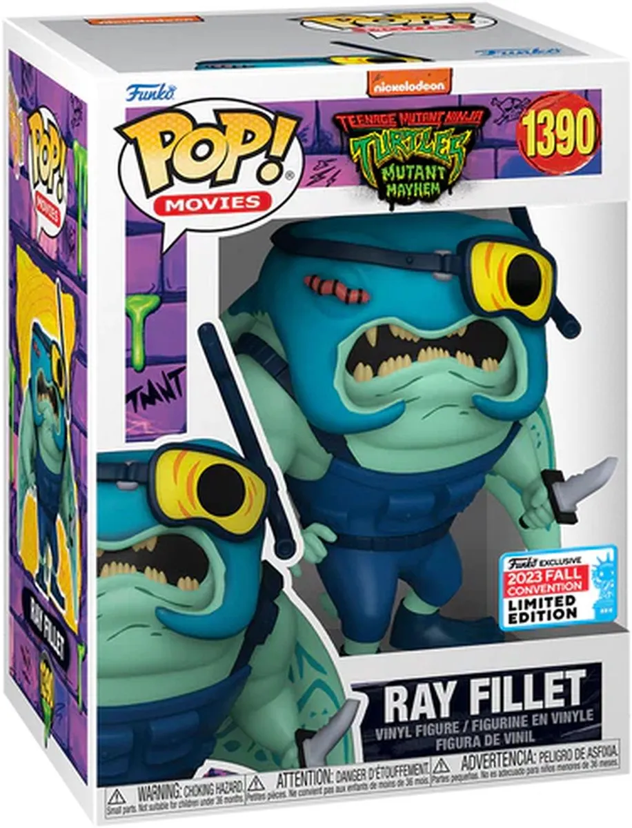 Funko POP! Ray Fillet TMNT Mutant Mayhem 1390 - Multi