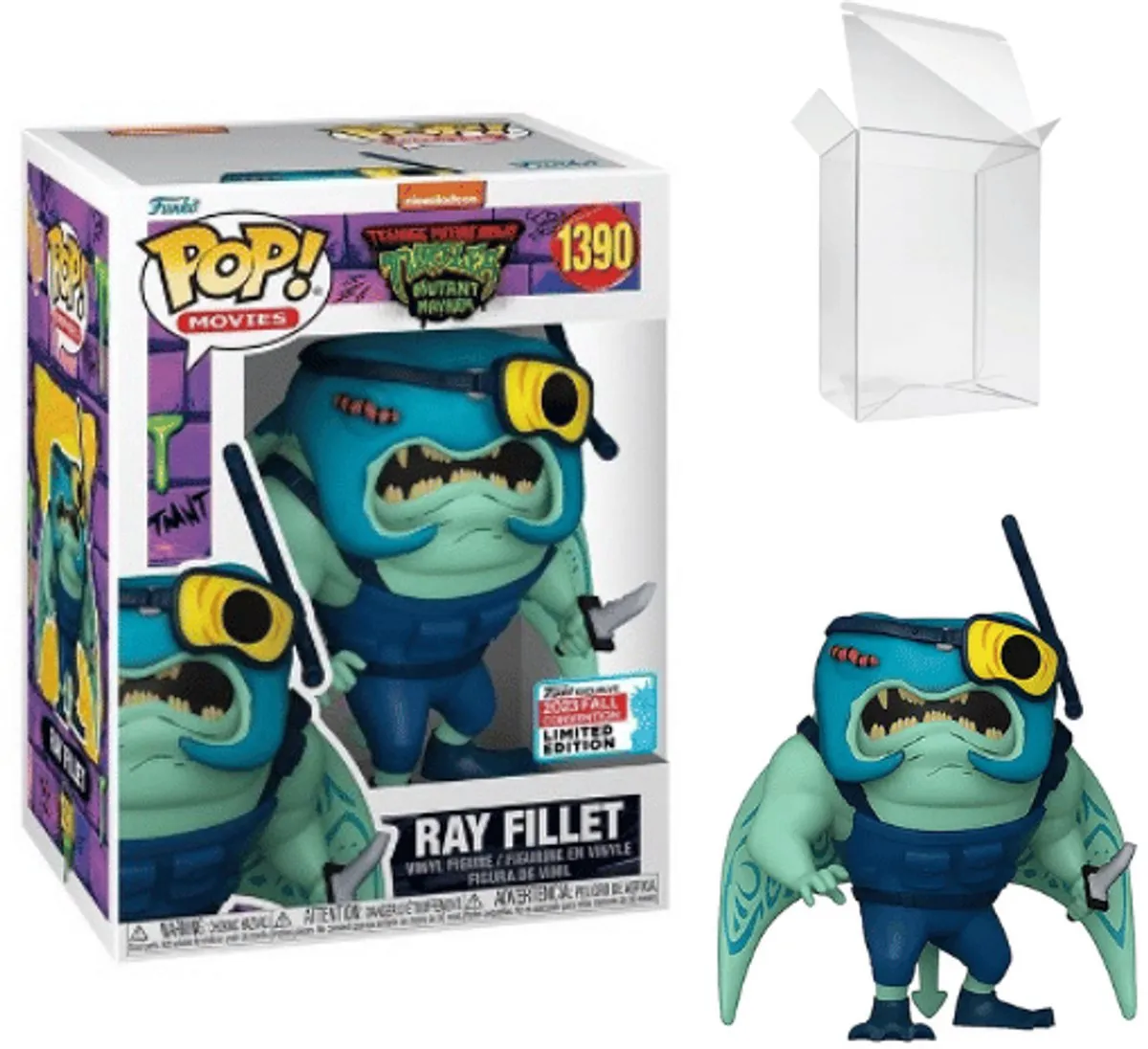 Funko POP! Ray Fillet TMNT Mutant Mayhem 1390 - Multi