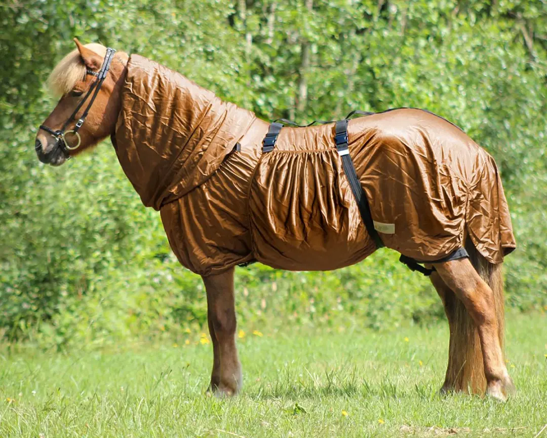 QHP Eczeemdeken Icelandic Bruin