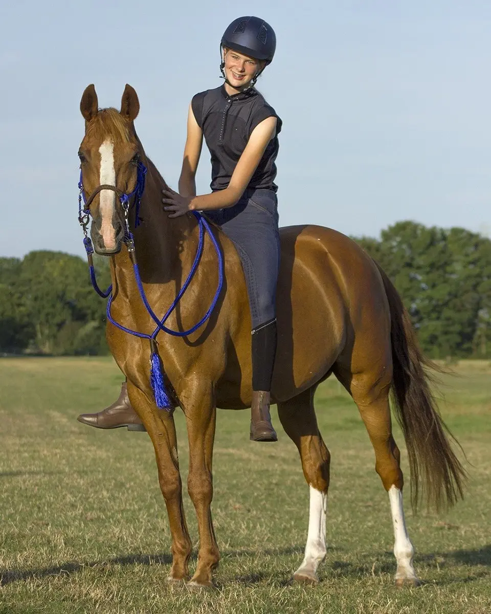 QHP Touwhalster Combi Liberty X-Full - Middenblauw - afbeelding 6 van 6
