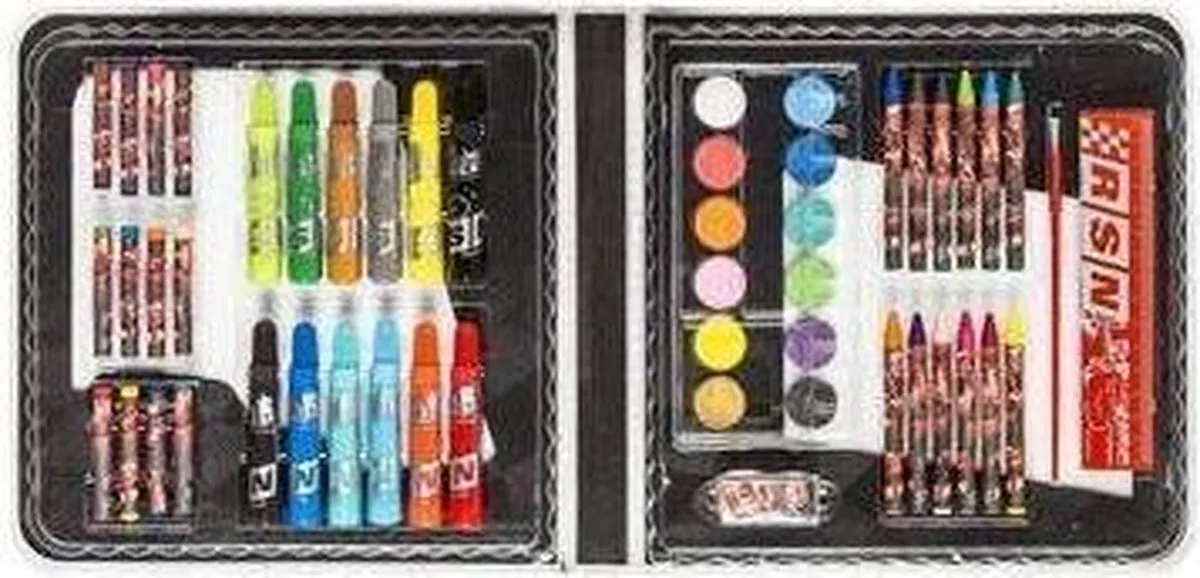 Disney Cars Kleurkoffer - 51 Stuks Multicolor