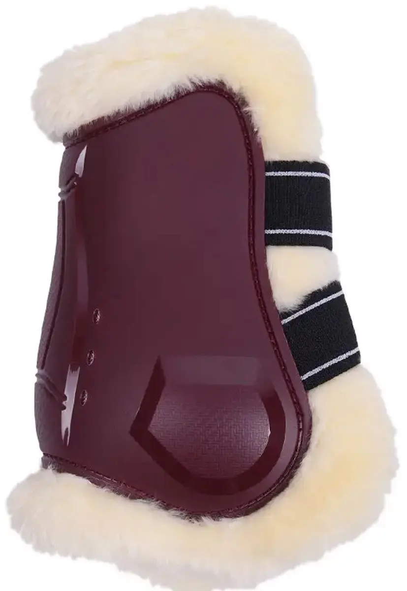 QHP Ontario Kogelbeschermers - Pony - Donkerrood - afbeelding 6 van 6