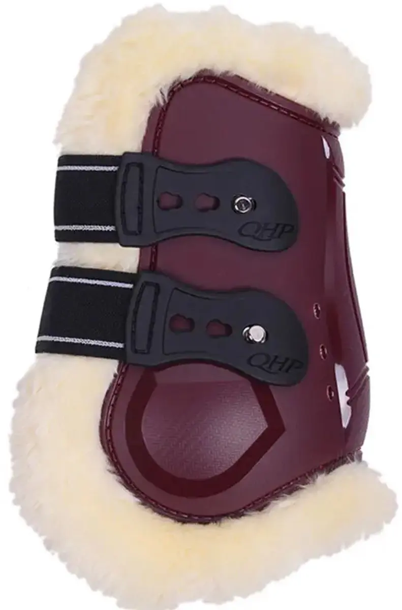 QHP Ontario Kogelbeschermers - Pony - Donkerrood