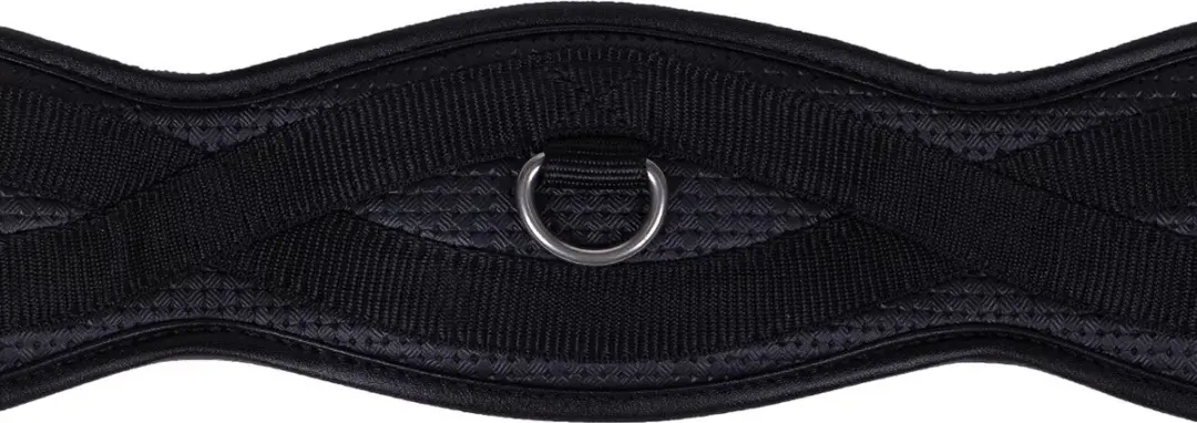 QHP Dressuursingel Basic Pro 55cm - Zwart