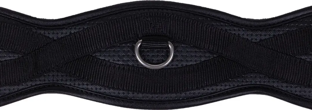 QHP Dressuursingel Basic Pro 55cm - Zwart