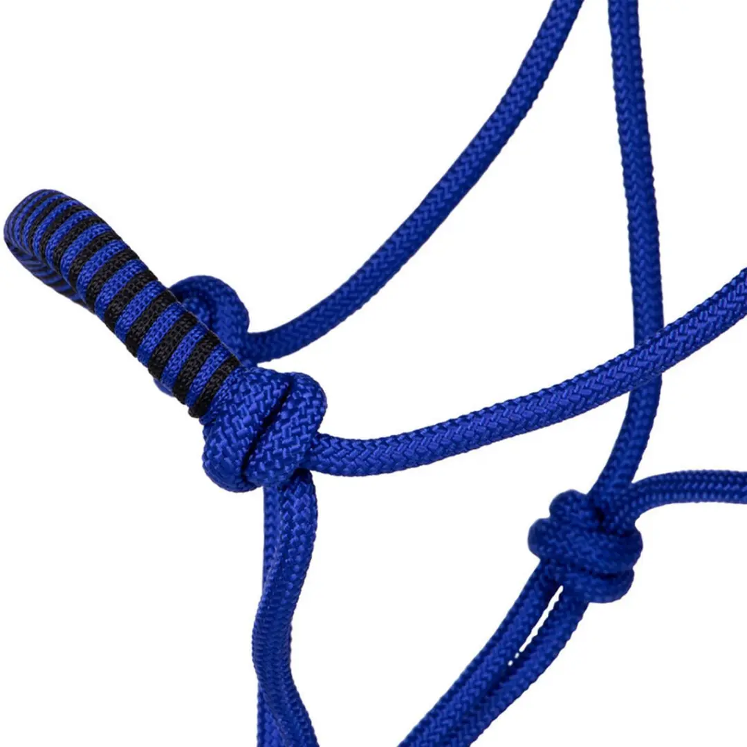 QHP Touwhalster met Clip Cob - Kobaltblauw