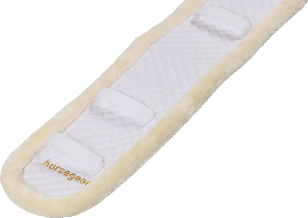 Horsegear Longeerpad HGfur - Wit-wit
