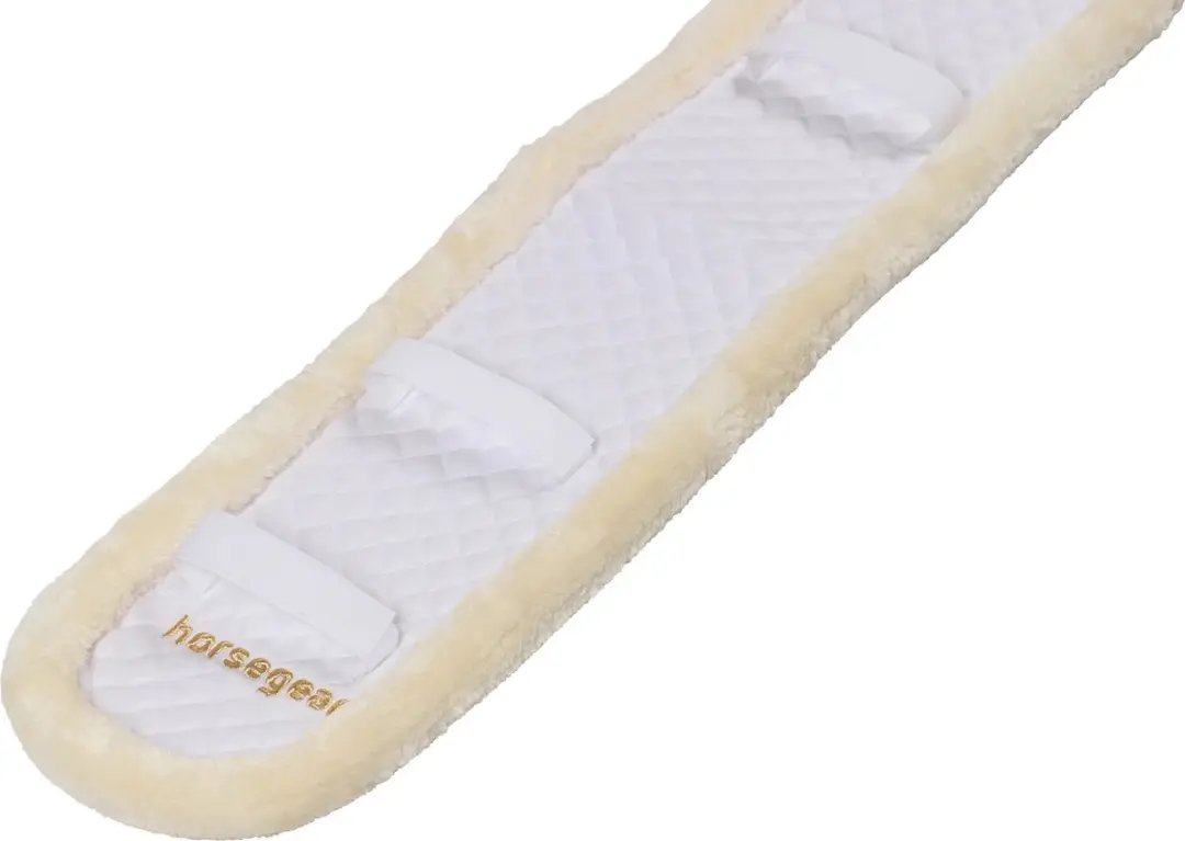 Horsegear Longeerpad HGfur - Wit-wit