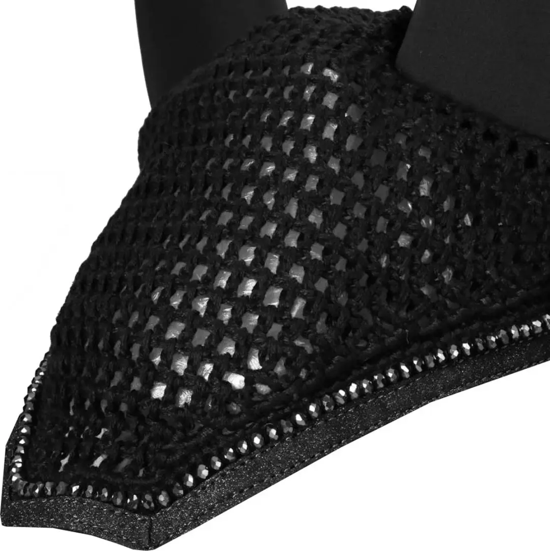 Horsegear Oornetje HGG Glittery Soundless - Full - Zwart