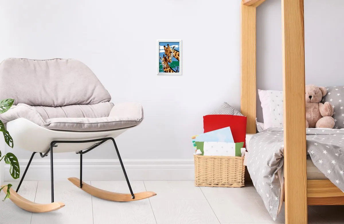 Ravensburger CreArt Cute Giraffes Schilderen op nummer - Multicolor
