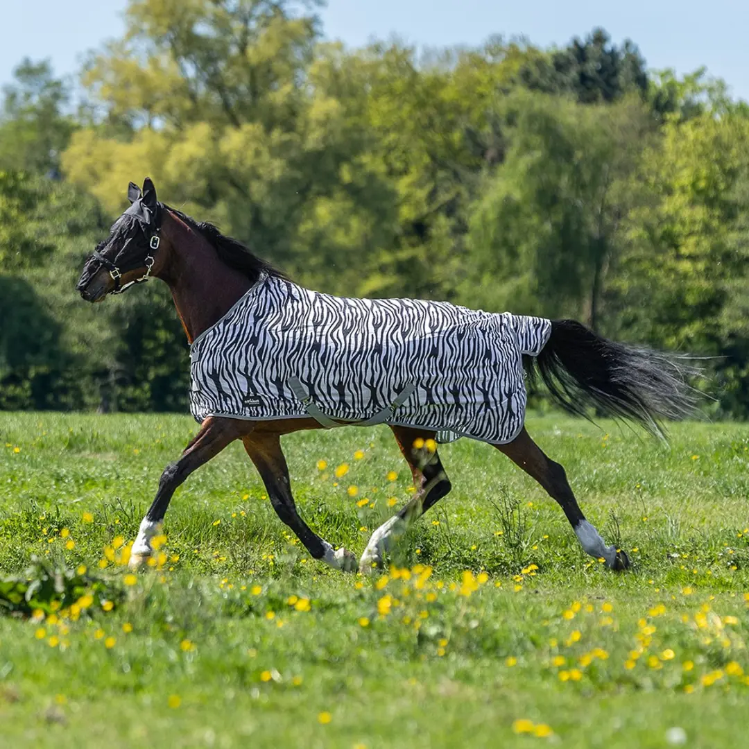 Epplejeck Ejzebra 2.0 Vliegendeken 130cm - Zwart-wit