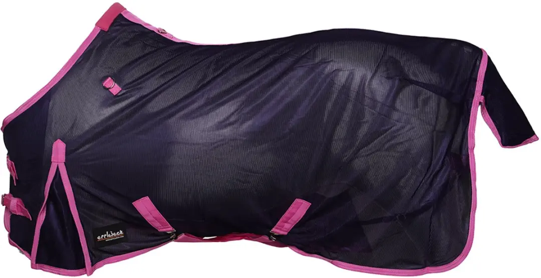 Epplejeck Vliegendeken Epplejeck Ejtiny 2.0 Met Hals Donkerblauw-roze